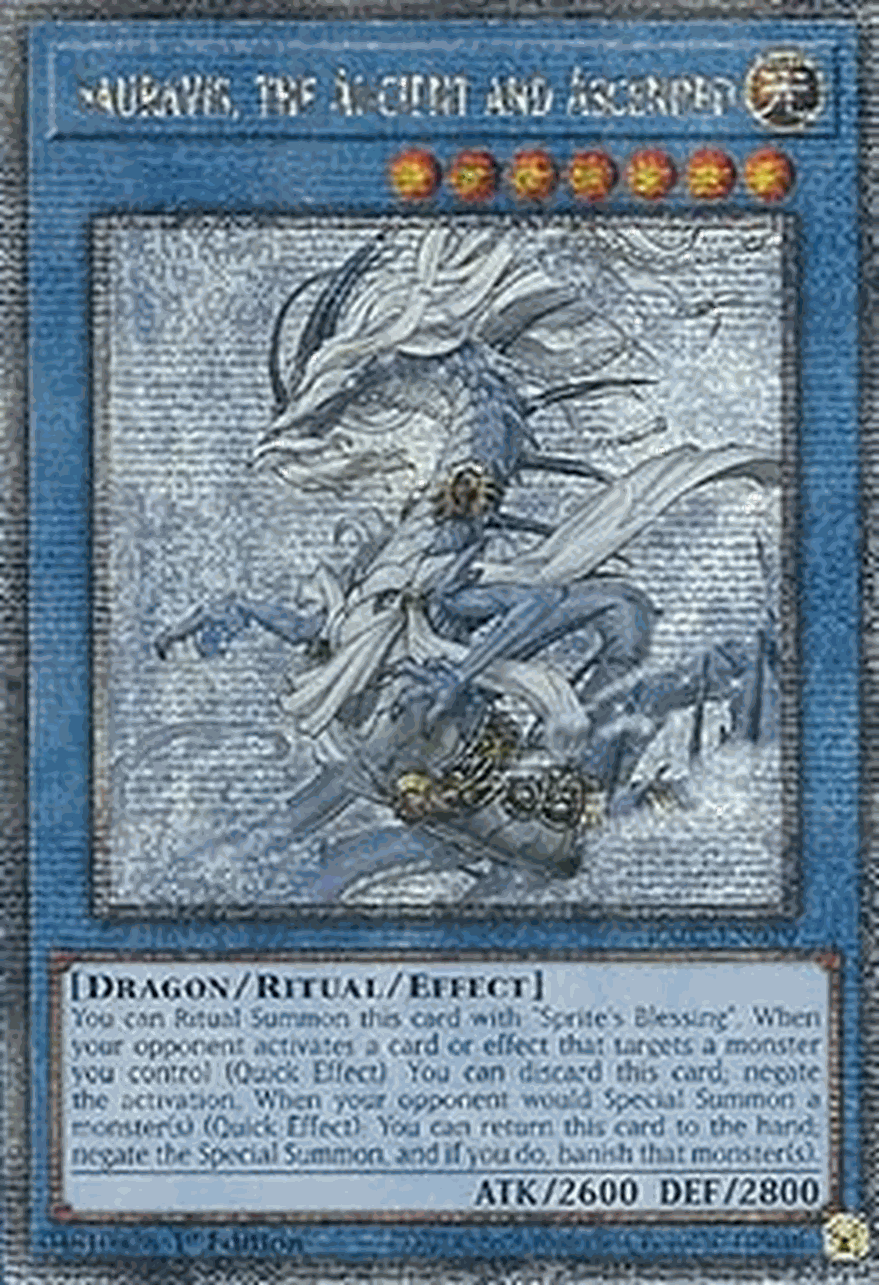 Sauravis, the Ancient and Ascended (V.5 - Quarter Century Secret Rare)