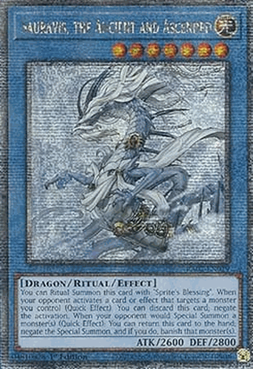 Sauravis, the Ancient and Ascended (V.5 - Quarter Century Secret Rare)