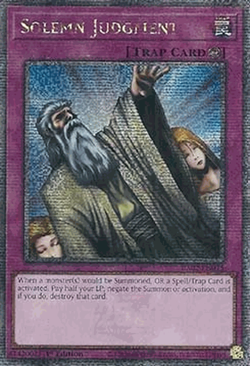 Solemn Judgment (V.5 - Quarter Century Secret Rare)