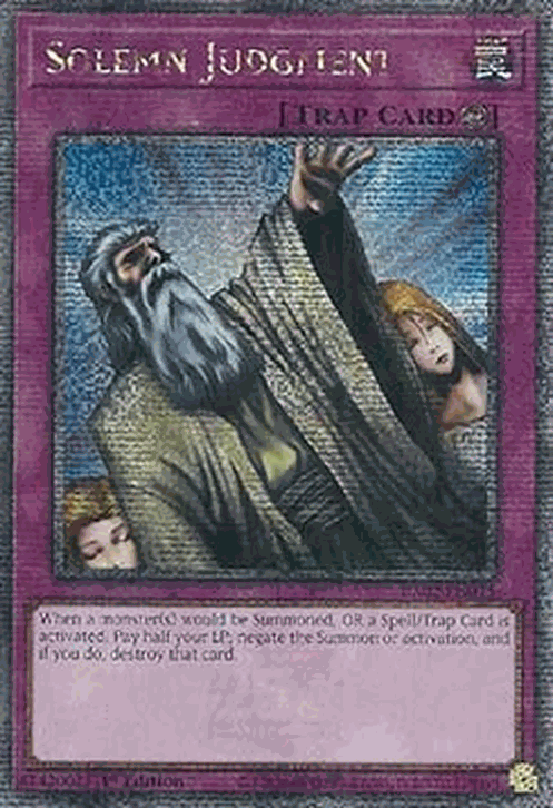 Solemn Judgment (V.5 - Quarter Century Secret Rare)
