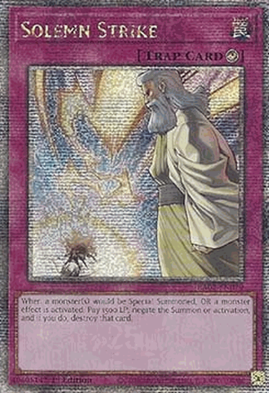 Solemn Strike (V.5 - Quarter Century Secret Rare)