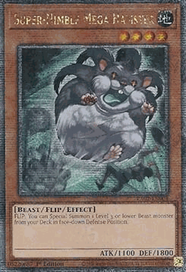 Super-Nimble Mega Hamster (V.5 - Quarter Century Secret Rare)