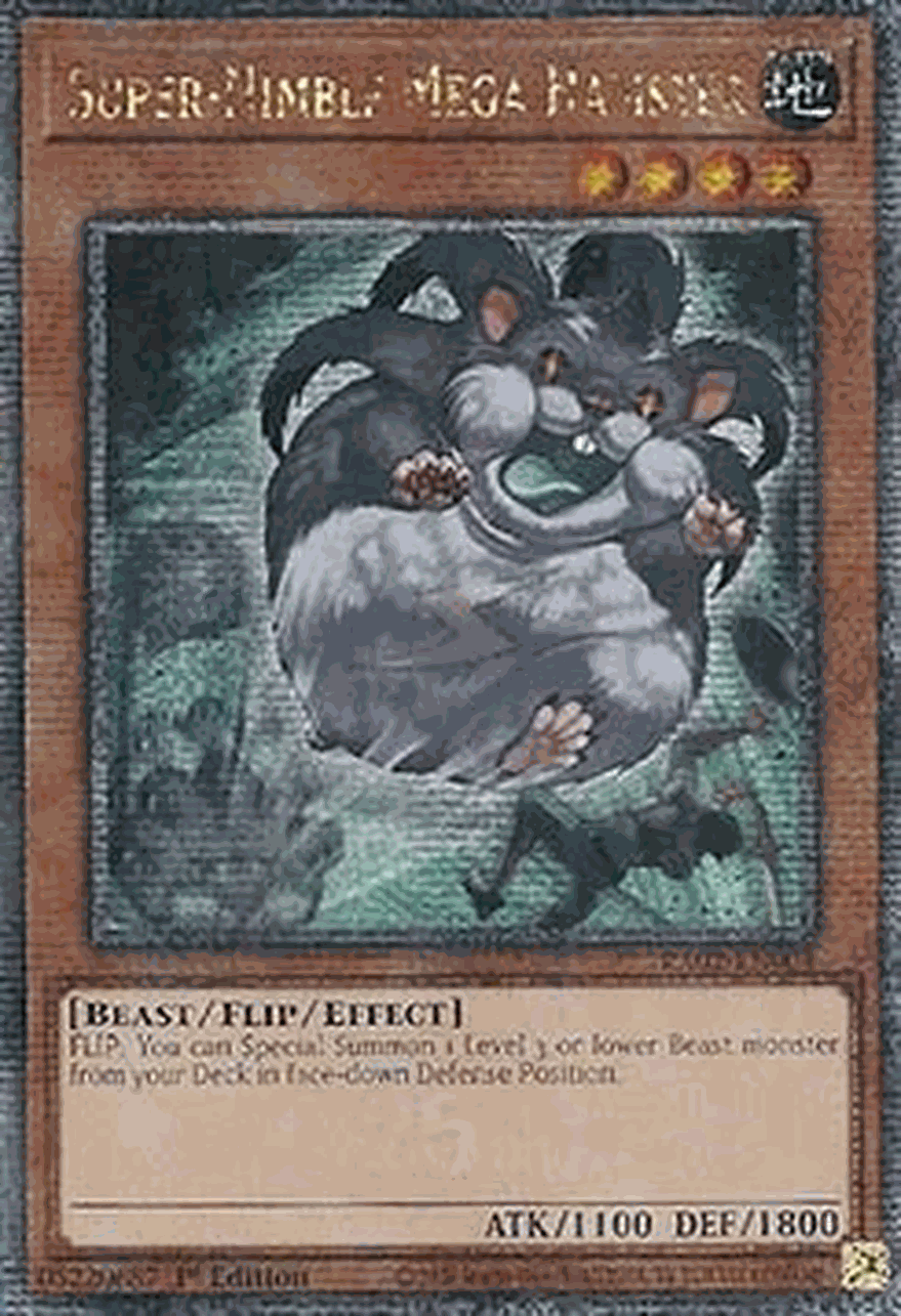 Super-Nimble Mega Hamster (V.5 - Quarter Century Secret Rare)