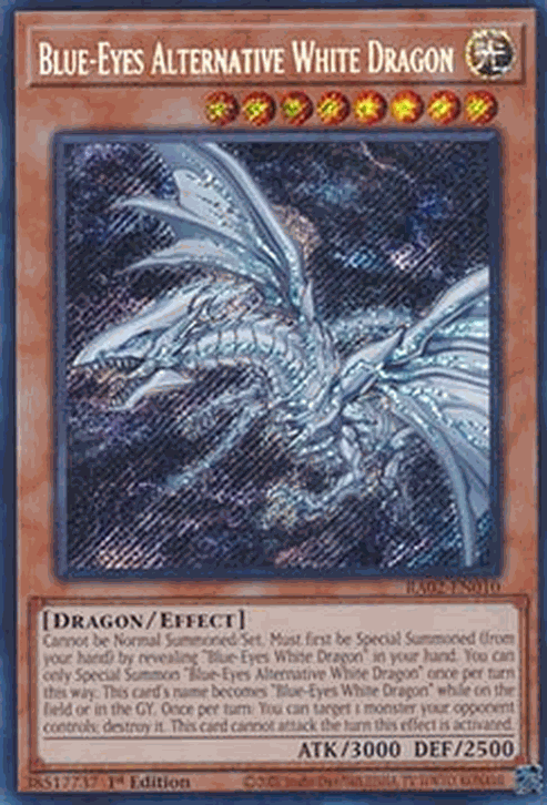 Blue-Eyes Alternative White Dragon (V.3 - Secret Rare)