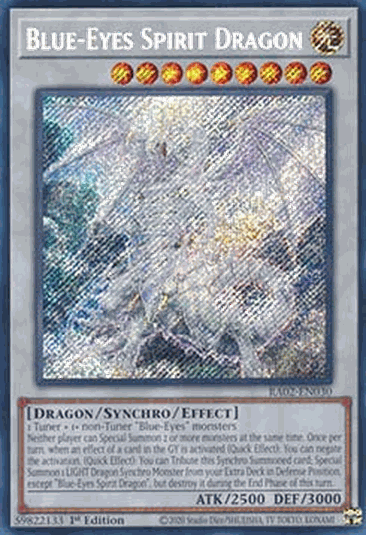 Blue-Eyes Spirit Dragon (V.3 - Secret Rare)