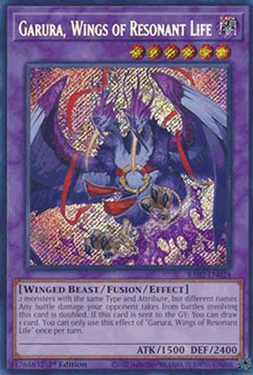 Garura, Wings of Resonant Life (V.3 - Secret Rare)