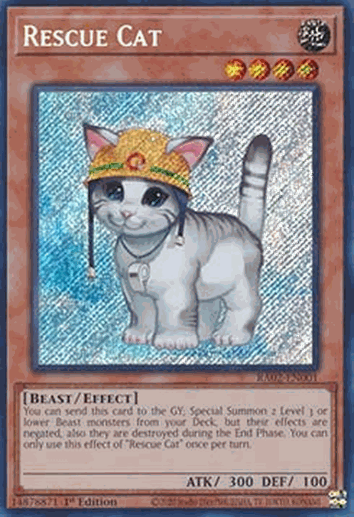 Rescue Cat (V.5 - Secret Rare)