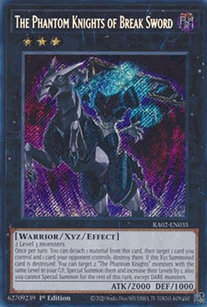 The Phantom Knights of Break Sword (V.3 - Secret Rare)