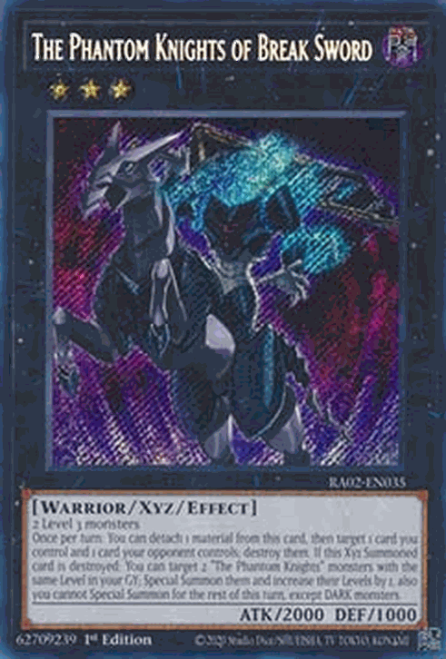The Phantom Knights of Break Sword (V.3 - Secret Rare)