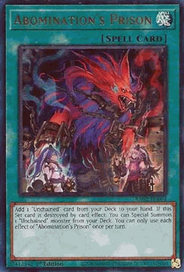 Abomination’s Prison (V.2 - Ultra Rare)