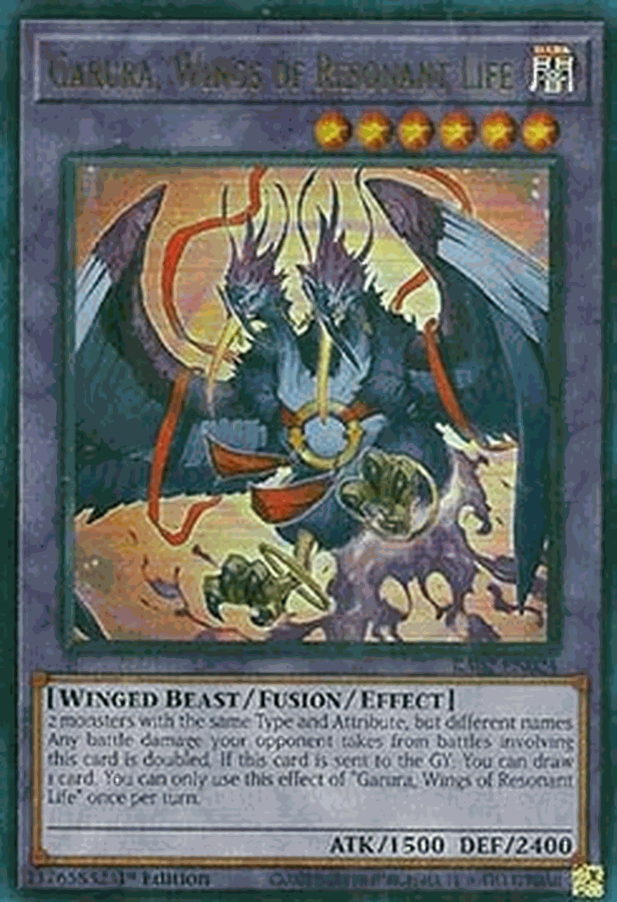 Garura, Wings of Resonant Life (V.2 - Ultra Rare)