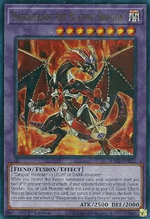 Masquerade the Blazing Dragon (V.2 - Ultra Rare)