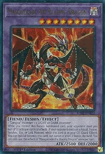 Masquerade the Blazing Dragon (V.2 - Ultra Rare)