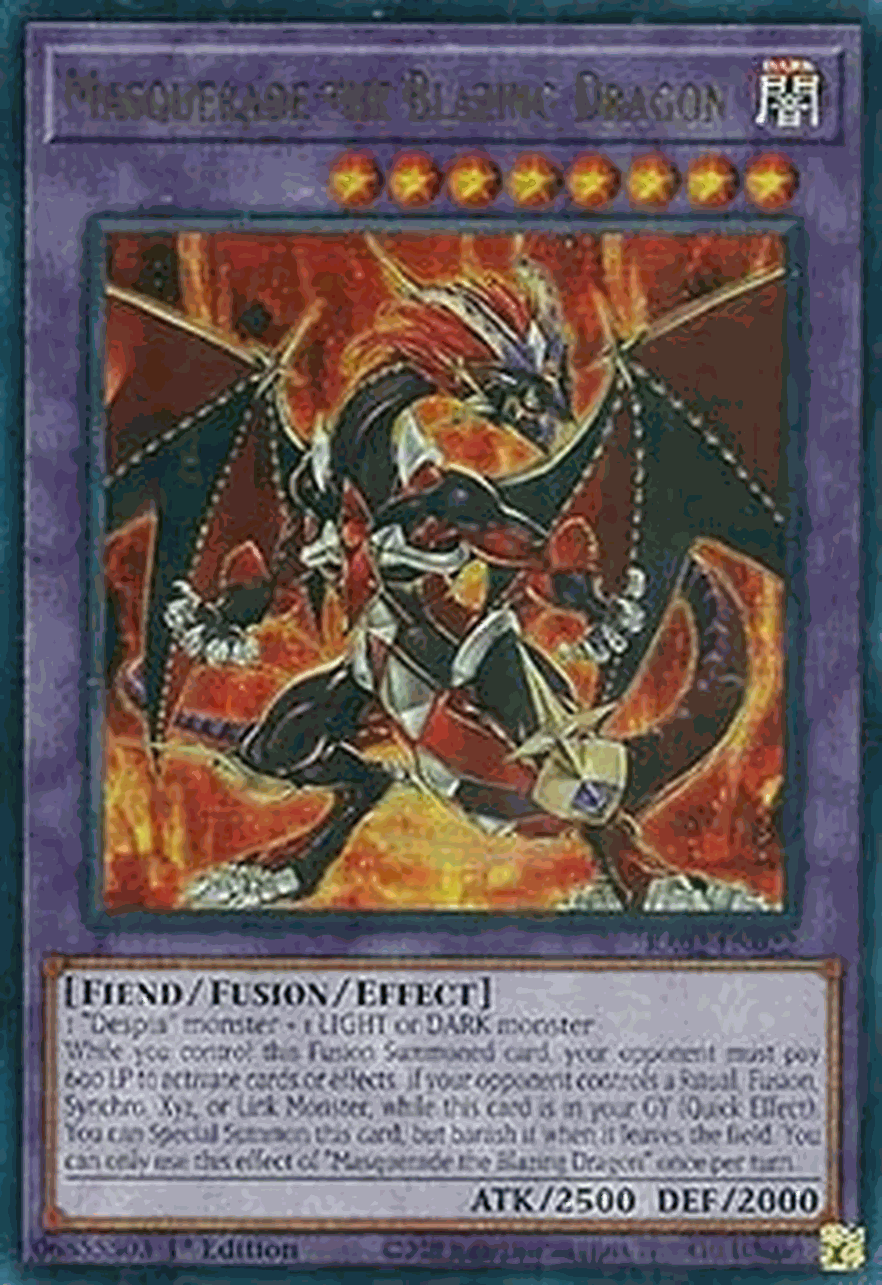Masquerade the Blazing Dragon (V.2 - Ultra Rare)