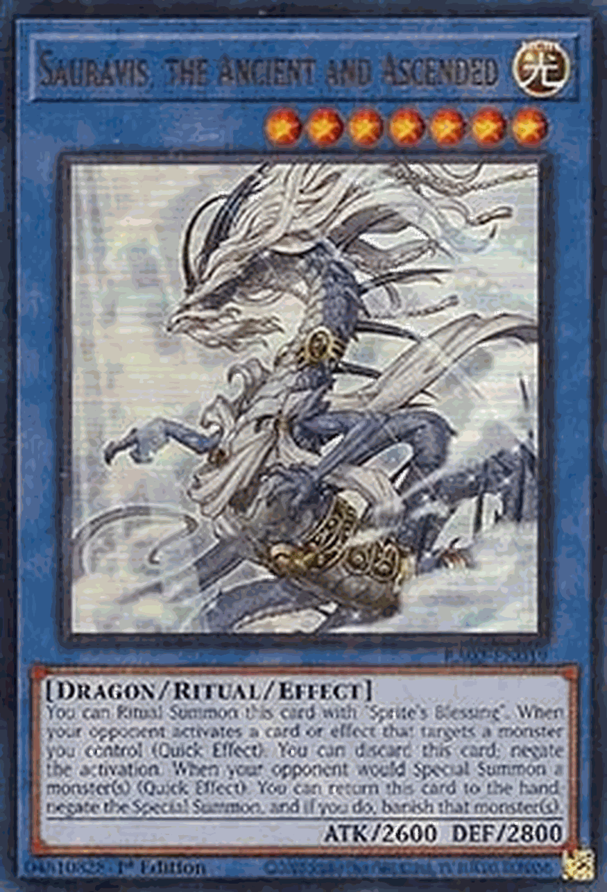 Sauravis, the Ancient and Ascended (V.2 - Ultra Rare)
