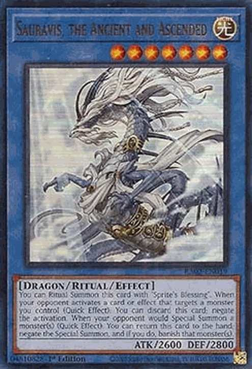 Sauravis, the Ancient and Ascended (V.2 - Ultra Rare)