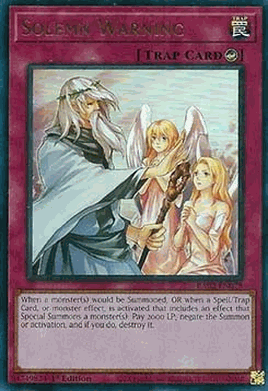 Solemn Warning (V.2 - Ultra Rare)