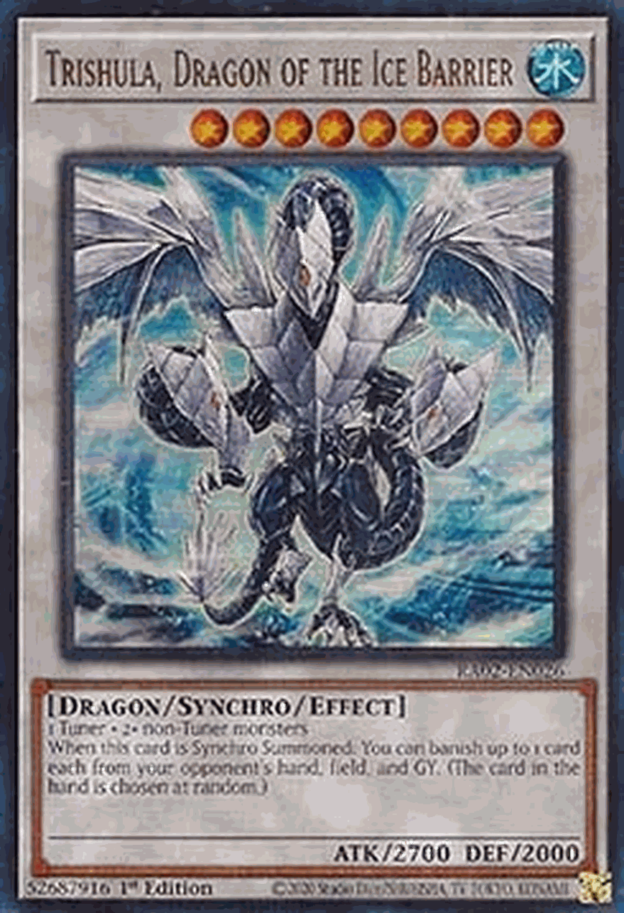 Trishula, Dragon of the Ice Barrier (V.2 - Ultra Rare)