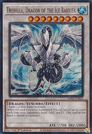 Trishula, Dragon of the Ice Barrier (V.2 - Ultra Rare)