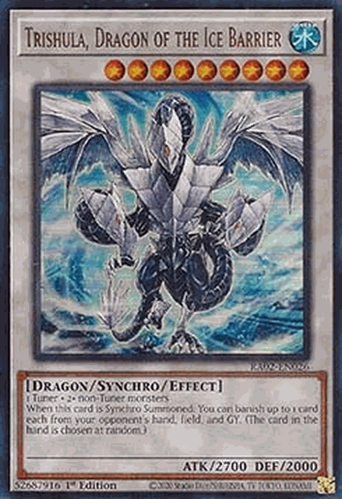 Trishula, Dragon of the Ice Barrier (V.2 - Ultra Rare)