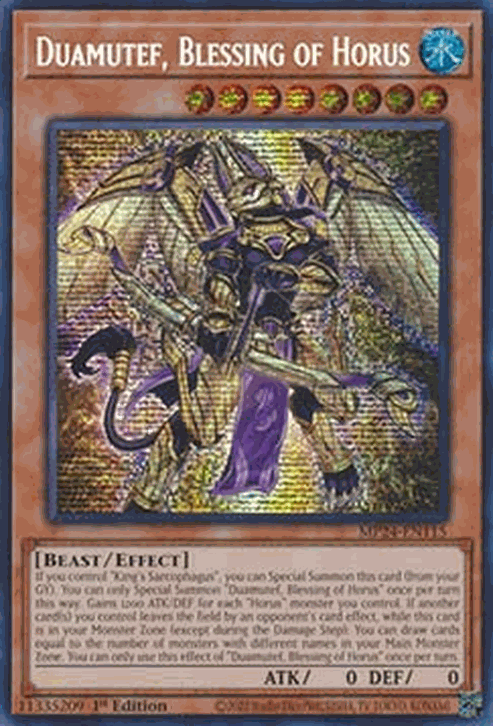 Duamutef, Blessing of Horus