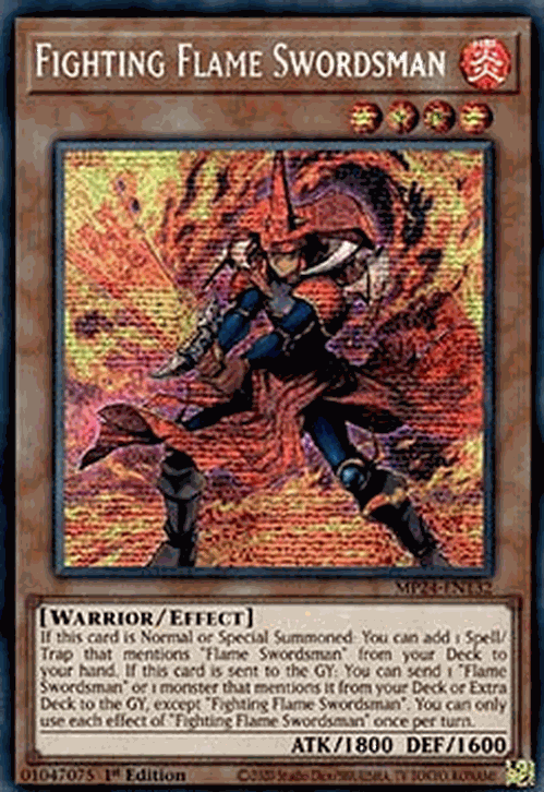 Fighting Flame Swordsman