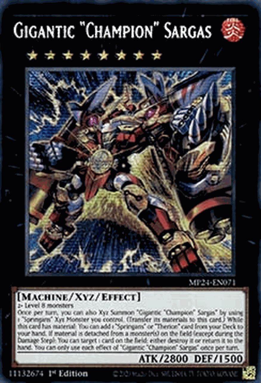 Gigantic ”Champion” Sargas