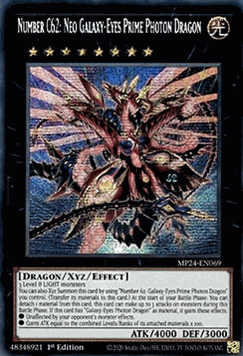 Number C62: Neo Galaxy-Eyes Prime Photon Dragon