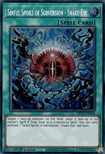 Sinful Spoils of Subversion - Snake-Eye