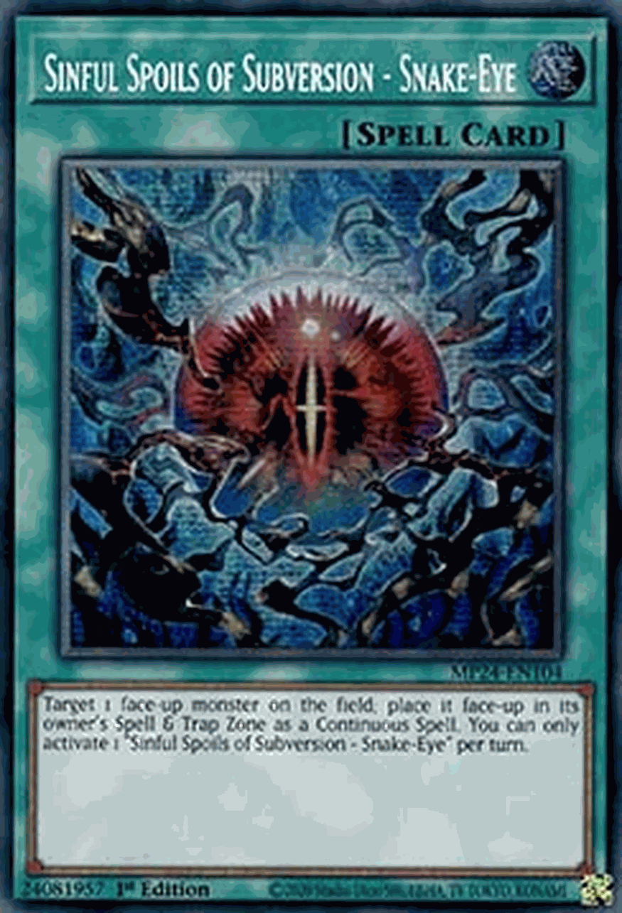 Sinful Spoils of Subversion - Snake-Eye