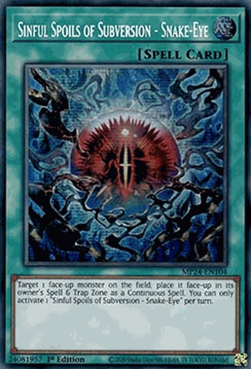 Sinful Spoils of Subversion - Snake-Eye