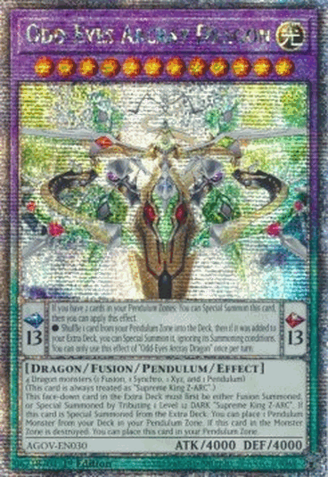 Odd-Eyes Arcray Dragon (V.2 - Quarter Century Secret Rare)