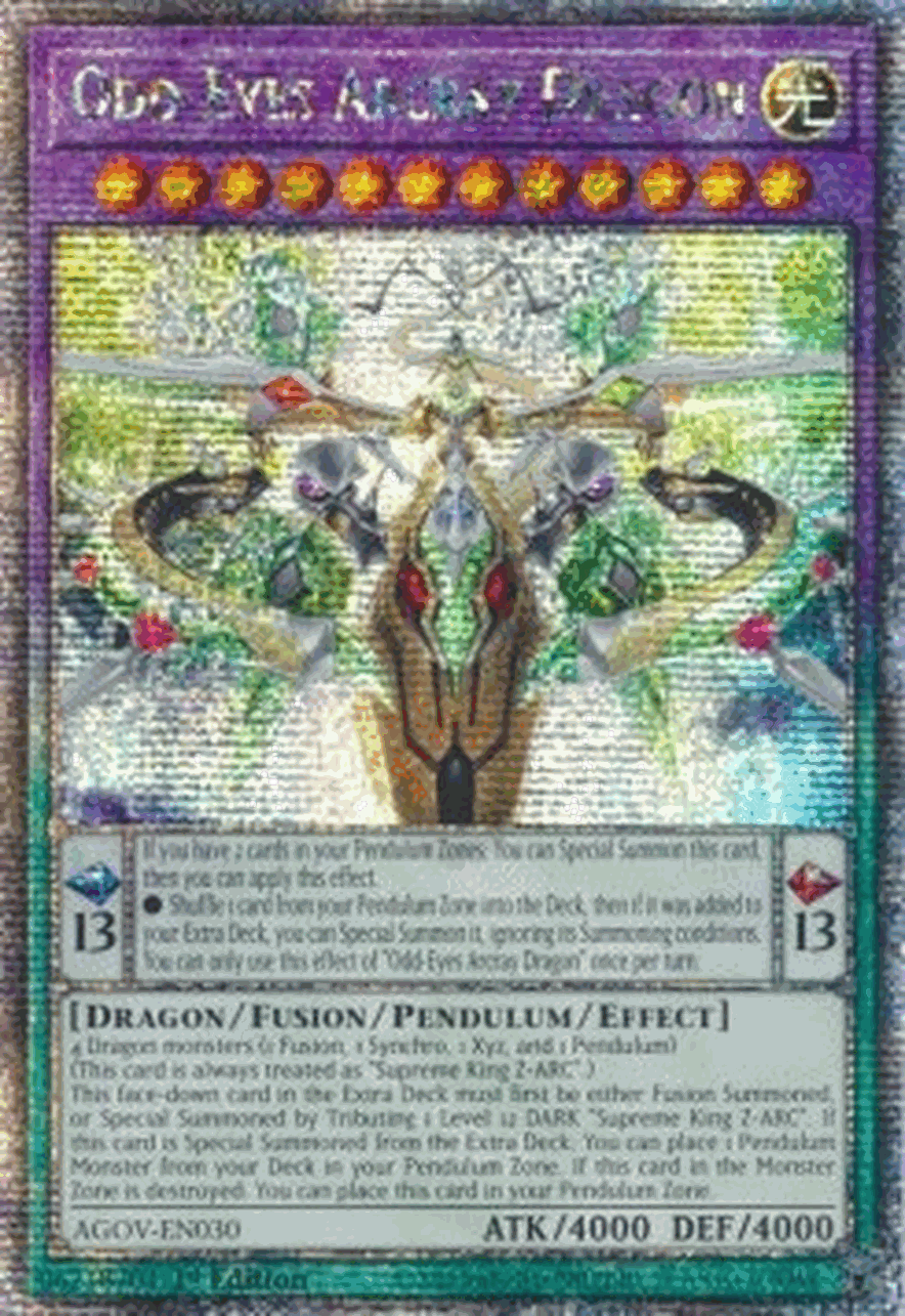 Odd-Eyes Arcray Dragon (V.2 - Quarter Century Secret Rare)