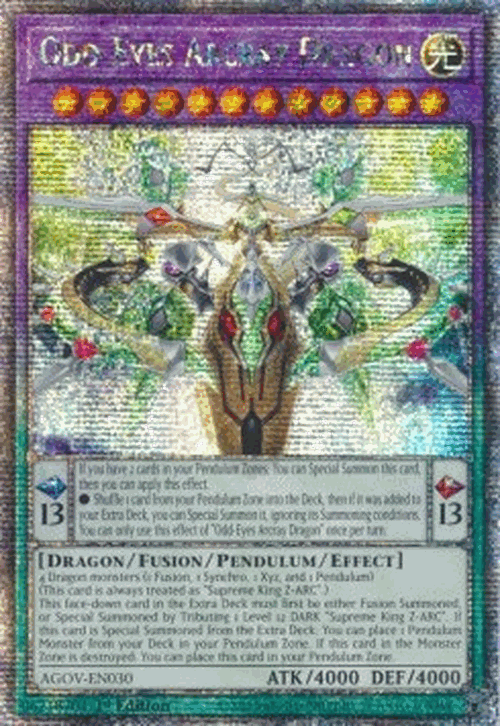 Odd-Eyes Arcray Dragon (V.2 - Quarter Century Secret Rare)