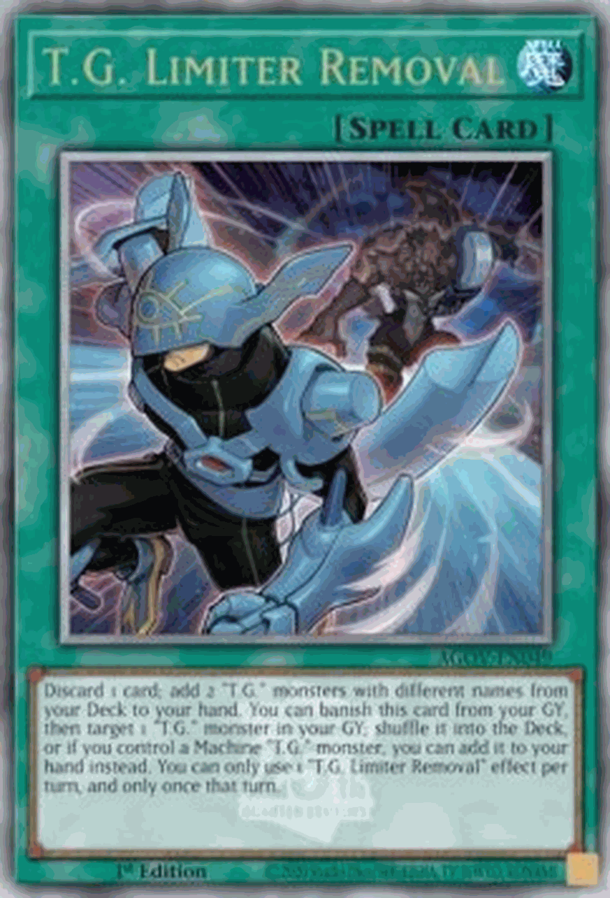 T.G. Limiter Removal (V.2 - Quarter Century Secret Rare)