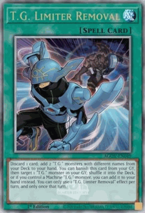 T.G. Limiter Removal (V.2 - Quarter Century Secret Rare)