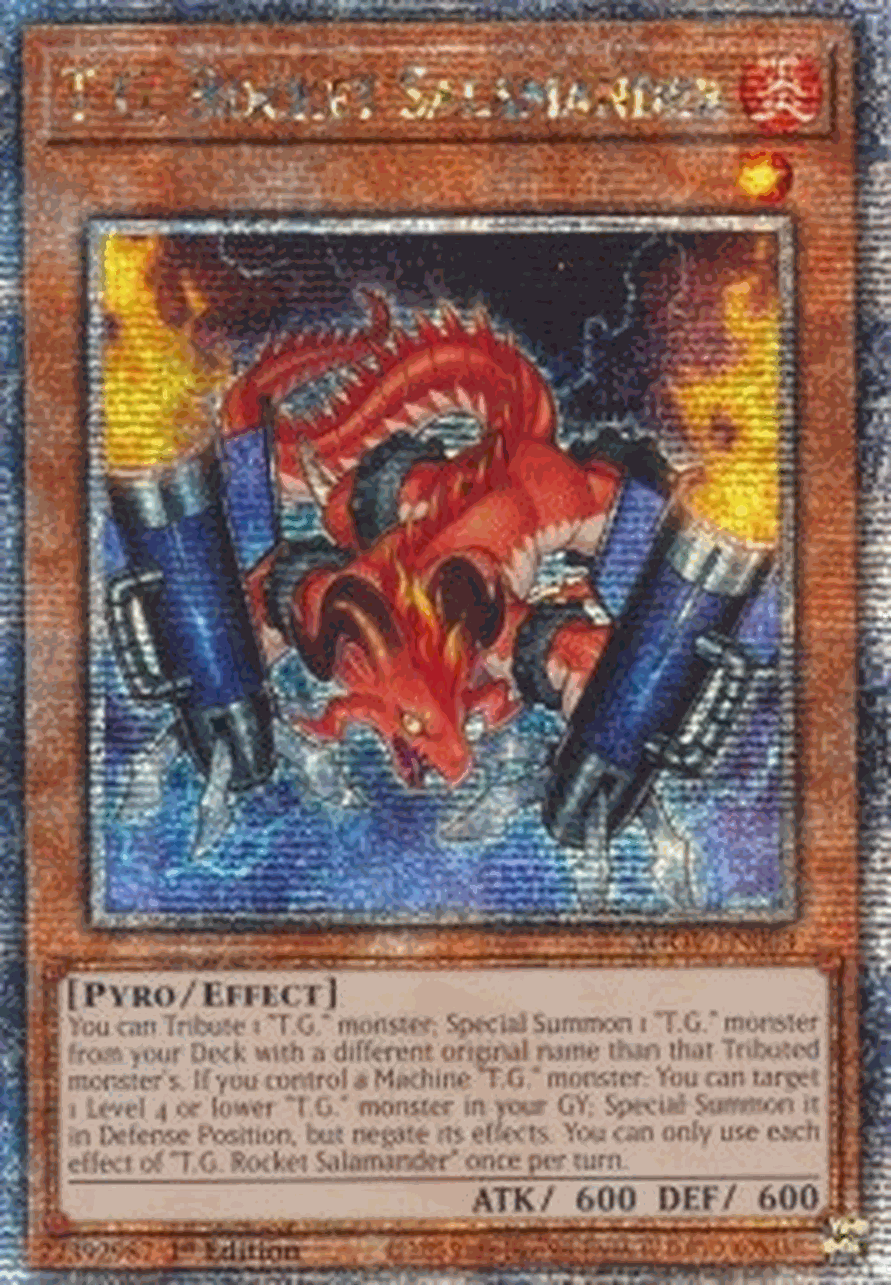 T.G. Rocket Salamander (V.2 - Quarter Century Secret Rare)