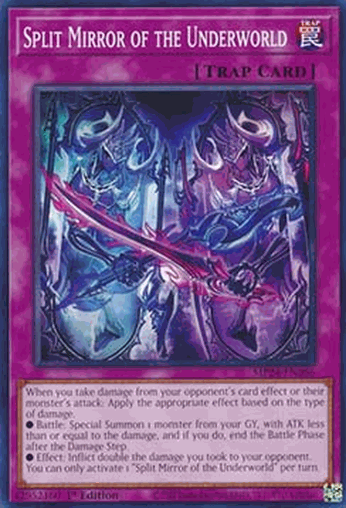 Split Mirror of the Underworld