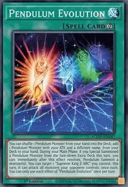 Pendulum Evolution