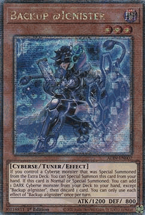 Backup @Ignister (V.2 - Quarter Century Secret Rare)