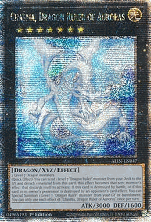 Chasma, Dragon Ruler of Auroras (V.2 - Quarter Century Secret Rare)