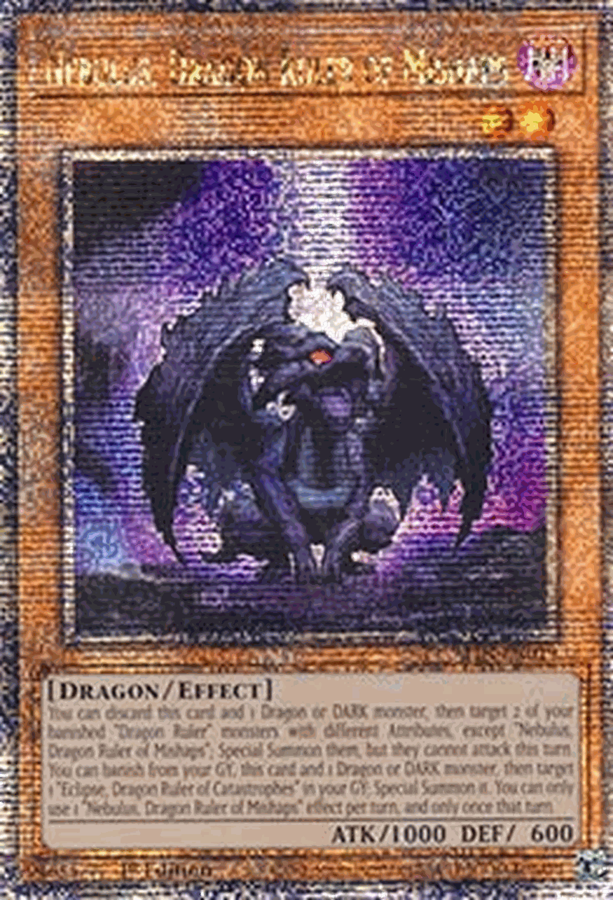 Nebulus, Dragon Ruler of Mishaps (V.2 - Quarter Century Secret Rare)