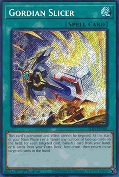Gordian Slicer (V.1 - Secret Rare)
