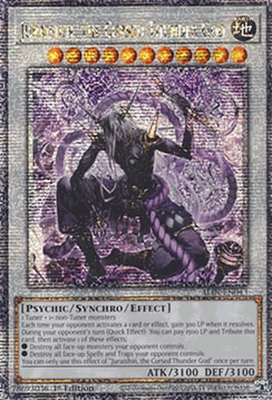 Juraishin, the Cursed Thunder God (V.2 - Quarter Century Secret Rare)