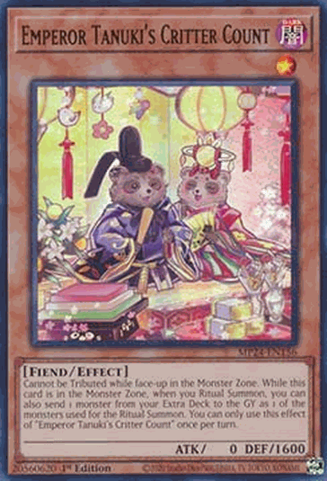 Emperor Tanuki’s Critter Count