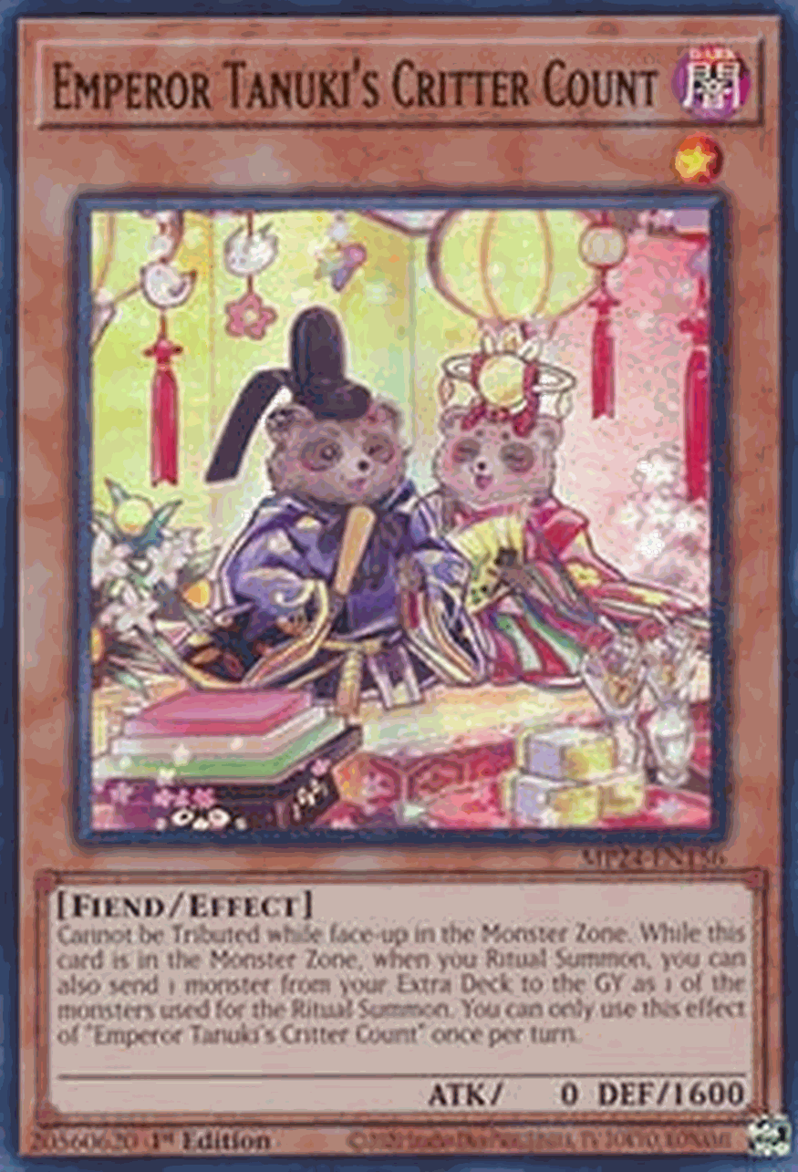 Emperor Tanuki’s Critter Count