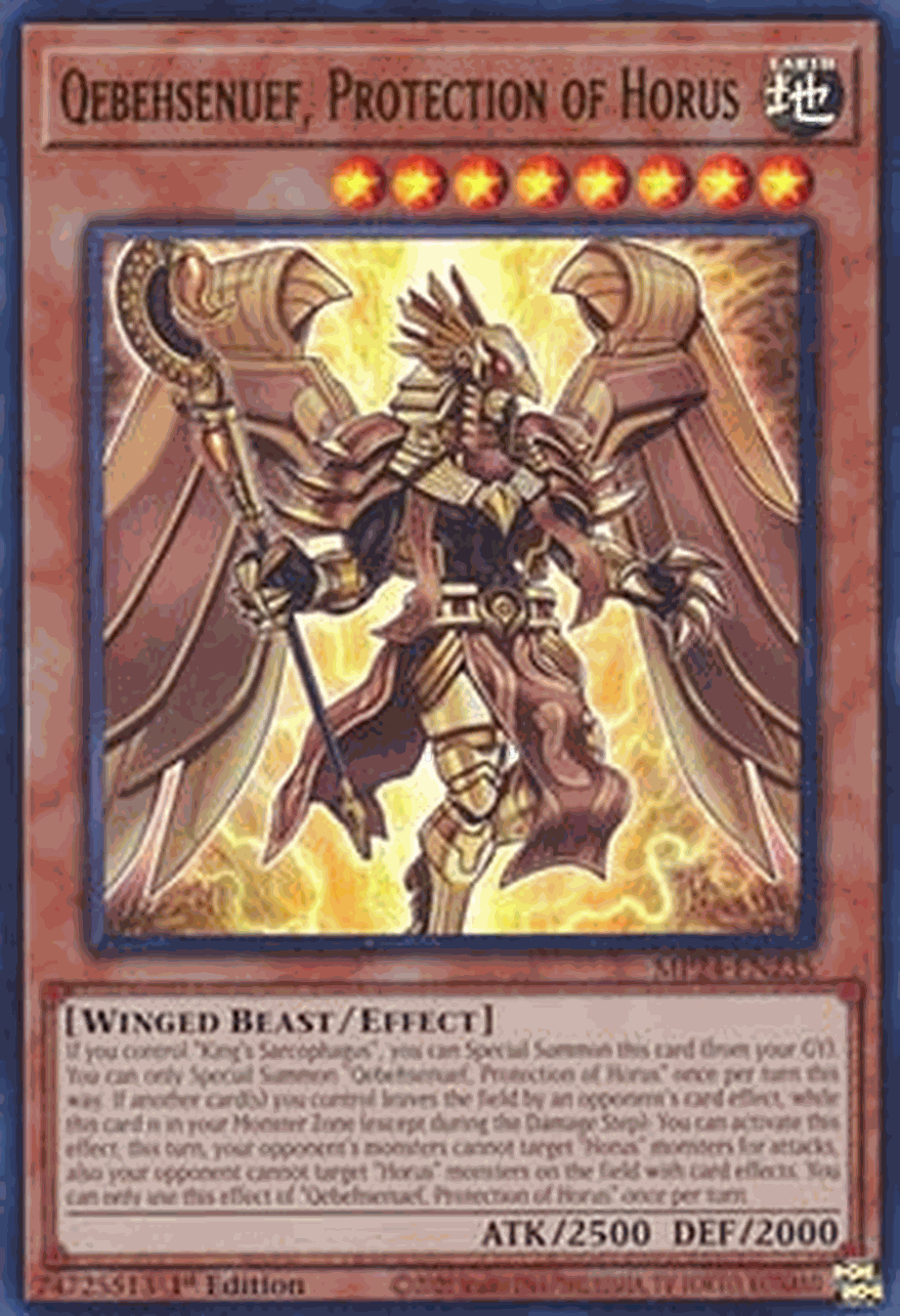 Qebehsenuef, Protection of Horus