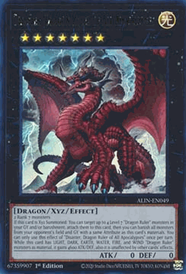 Disaster, Dragon Ruler of All Apocalypses (V.1 - Ultra Rare)
