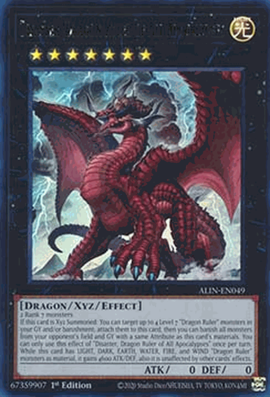 Disaster, Dragon Ruler of All Apocalypses (V.1 - Ultra Rare)