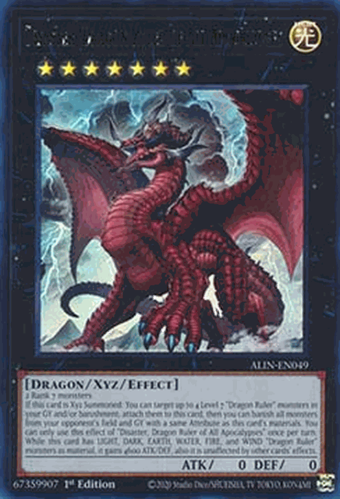 Disaster, Dragon Ruler of All Apocalypses (V.1 - Ultra Rare)